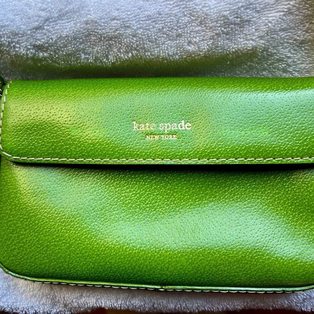 Kate Spade Vibrant Green mini handbag